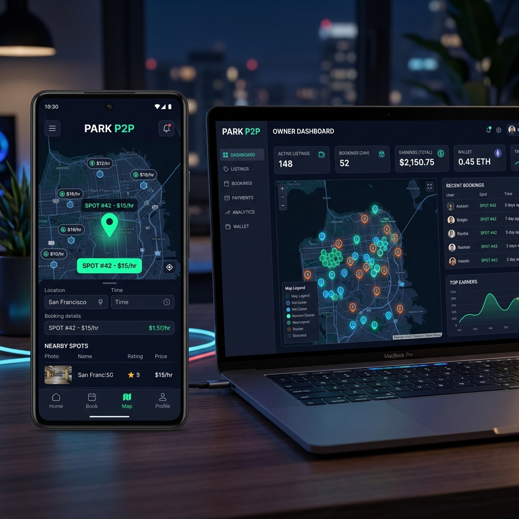 Park Chain Web & Mobile App
