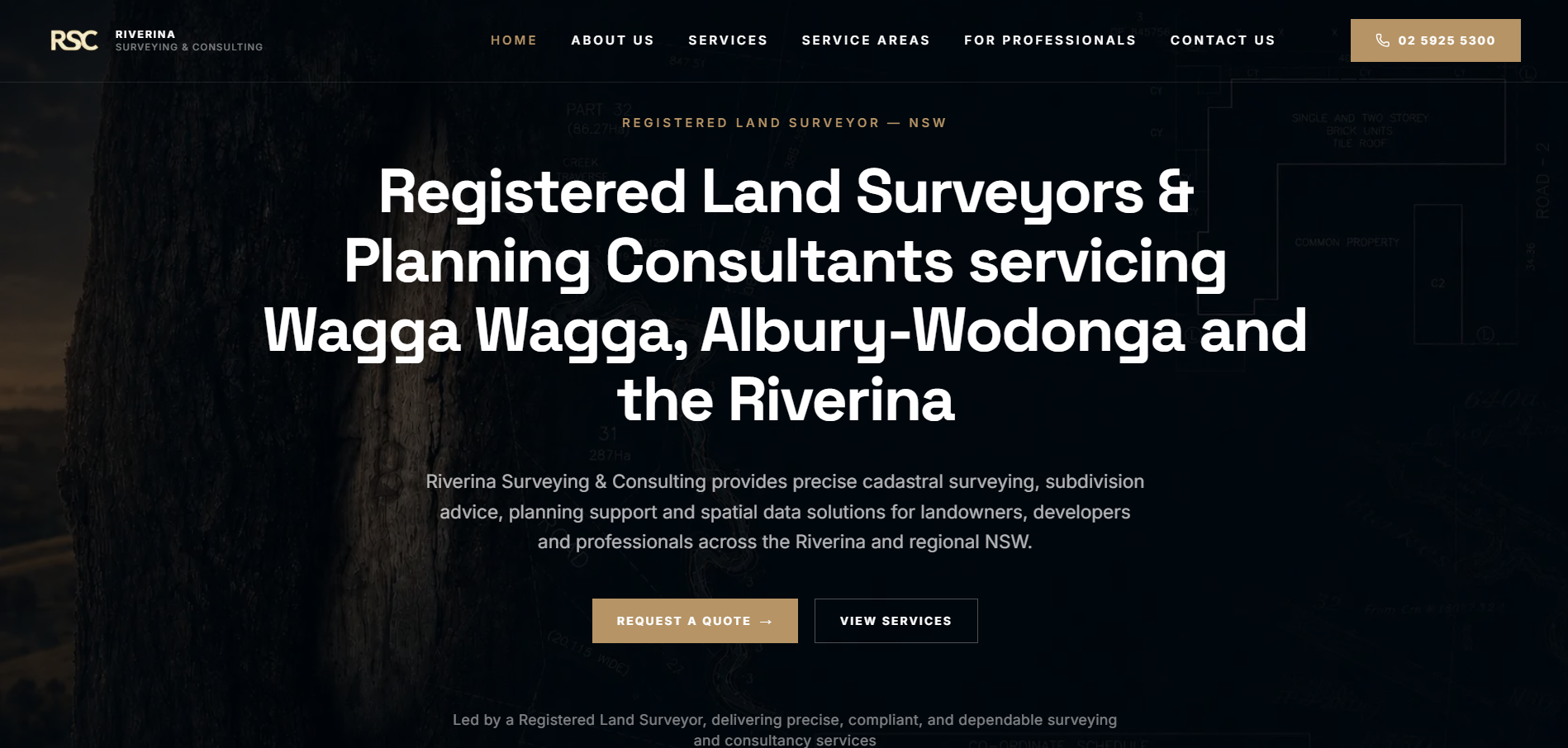 Riverina Surveying Website